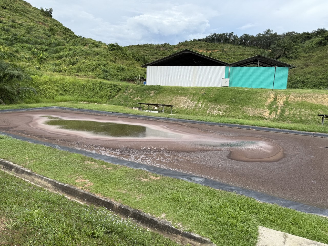 settling pond