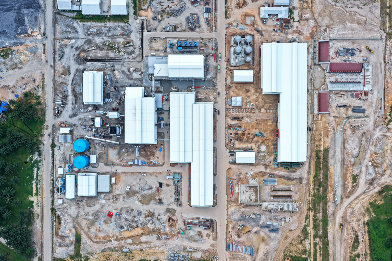 EPCC construction site from above
